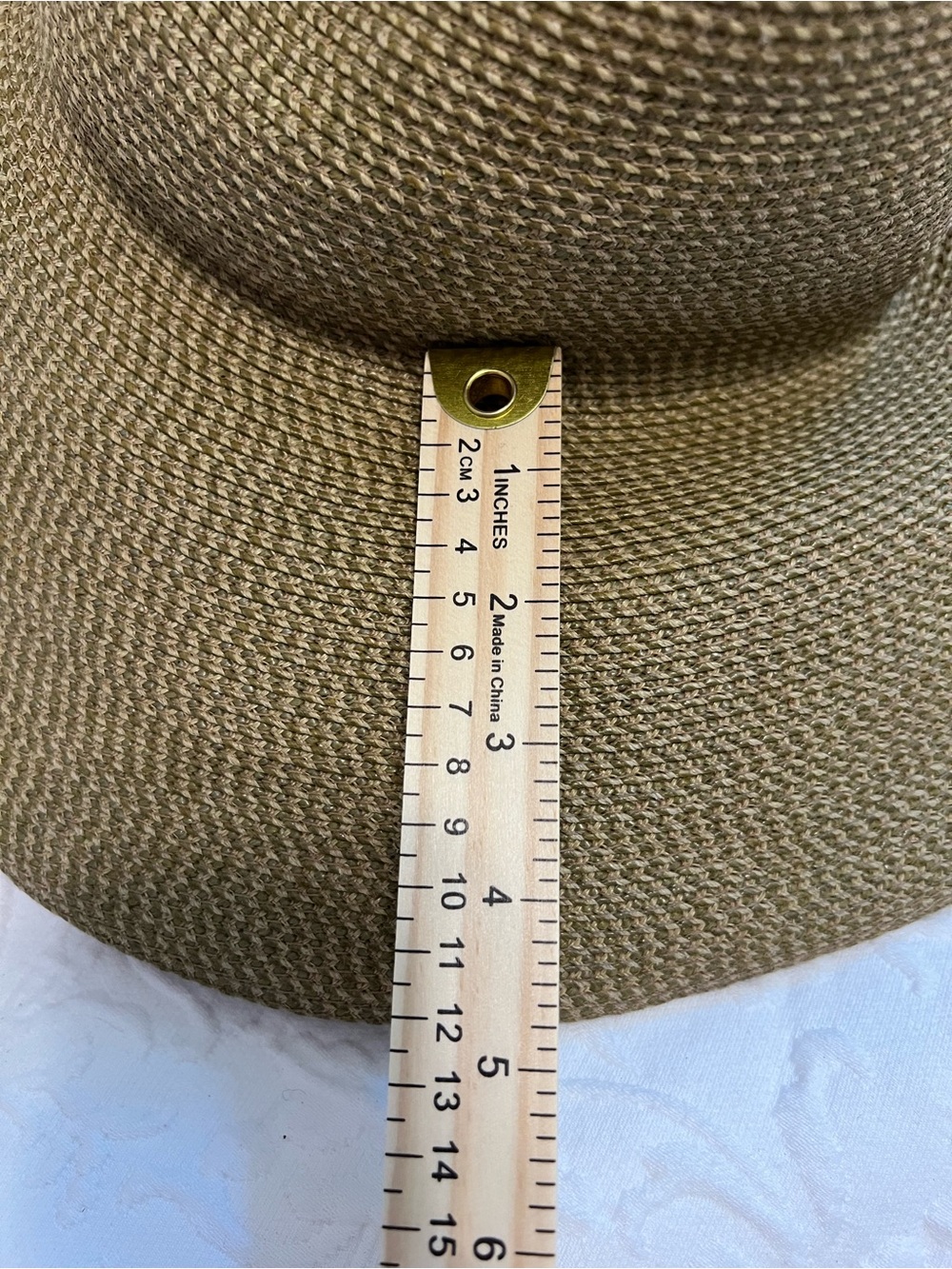 Eric Javits Wide-Brim Straw Sun Hat - Tan - Picture 5 of 11